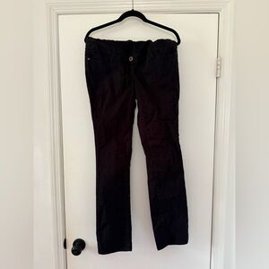 Black Boden over the belly maternity jeans